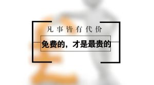 靖光通：免费的才是最贵的！插图